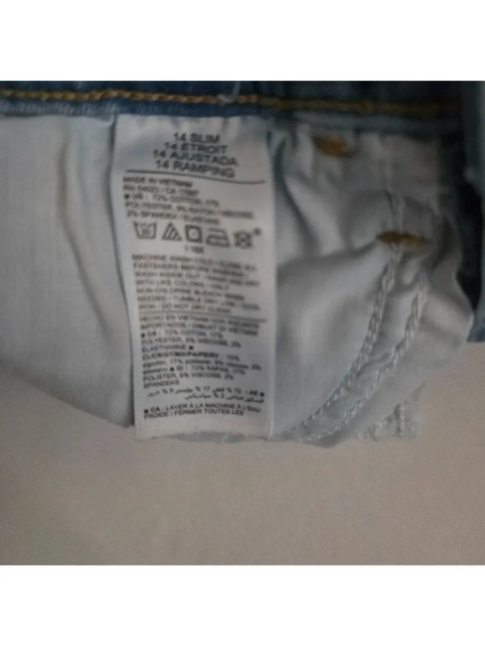 Old Navy 360° Stretch Extra High-Rise Rockstar Distressed Shorts Girls 14 Slim